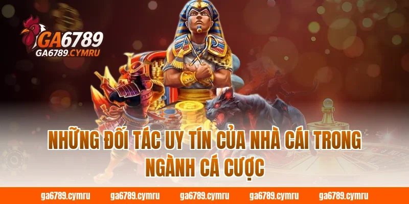 Những đối tác uy tín của nhà cái trong ngành cá cược